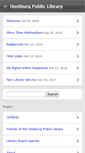 Mobile Screenshot of oostburglibrary.org